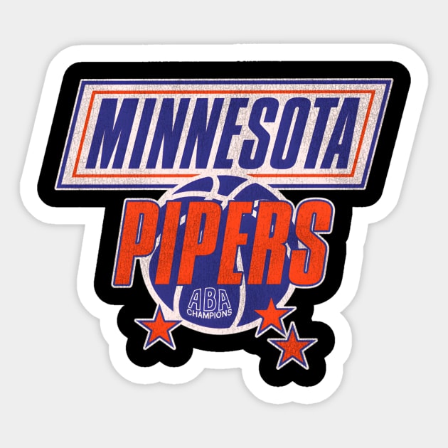 Minnesota Pipers Basketball Team Sticker by HypeRamen